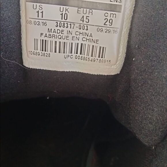 JORDAN 12 RETRO XII Sz 11 308317-003 BLACK  1 3 4 5 6 7 8 9 11 10 13 14 32 kobe - Picture 8 of 8